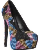 Steve Madden Dyvinal Rhinestone embellished Courts - Lyst