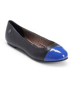 Tommy Hilfiger Colorblock Toe Ballet Flat - Lyst