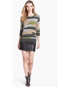 Two By Vince Camuto Camouflage Intarsia Sweater - Lyst