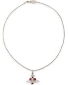 Vivienne Westwood Diamante Heart Pendant - Lyst