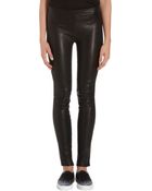 J Brand Leather Pull-On Legging - Lyst