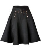 McQ by Alexander McQueen Marine Freedom Skirt In Dark Navy - Lyst