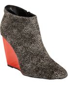 Pierre Hardy Ponyhair Wedge Ankle Boot - Lyst