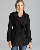 Via Spiga Trench Coat Asymmetric Military - Lyst