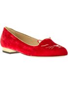 Charlotte Olympia Sleeping Kitty Loafer - Lyst