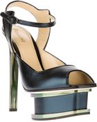 Pollini Platform Sandal - Lyst