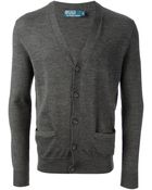 Polo Ralph Lauren Vneck Cardigan - Lyst