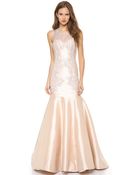 Lela Rose Mirrored Lace Gown - Lyst