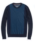 Tommy Hilfiger Colorblock Crew Neck Sweater - Lyst