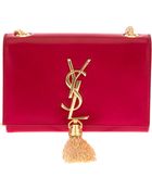 Saint Laurent Monogrammed Small Shoulder Bag - Lyst