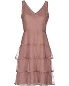 Valentino Kneelength Dress - Lyst