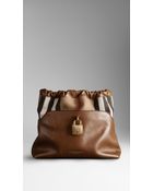 Burberry The Little Crush in House Check and Leather - Lyst