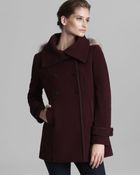 Marc New York Coat - Plush Fur Trim Hood - Lyst