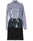 Sacai Kneelength Dress - Lyst