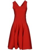 Yves Saint Laurent Rive Gauche Kneelength Dress - Lyst