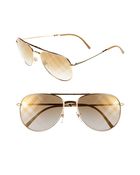 Burberry 57mm Aviator Sunglasses - Lyst