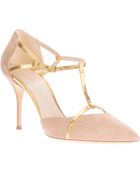 Casadei Casadei Strappy Pointed Toe Pump - Lyst