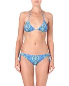 Matthew Williamson Ombre Butterfly Triangle Bikini - Lyst