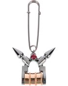 Mawi Spiked Padlock Brooch - Lyst