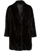 Revillon Fur Blend Coat - Lyst