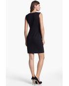 Lafayette 148 New York Sleeveless Punto Milano Dress - Lyst