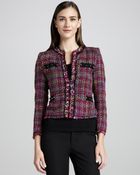 Michael Simon Multicolor Tweed Jacket - Lyst
