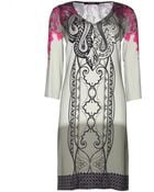 Etro Silk Printed Dress - Lyst