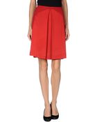 Emporio Armani Knee Length Skirt - Lyst