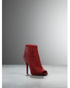 Patrizia Pepe Open-Toe Half Boot - Lyst