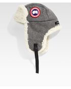 Canada Goose Merino Wool Shearling Pilot Hat - Lyst