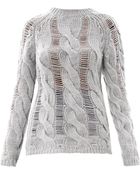 Carven Twisted Cable-Knit Sweater - Lyst