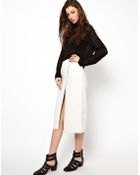 Cheap Monday Zipped Pencil Skirt - Lyst