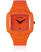 Nixon The Player Rubber Watch - Lyst