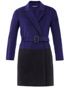 Diane von Furstenberg Logan Doublefaced Woolblend Coat - Lyst