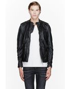Diesel Black Worn Leather Leprandis Jacket - Lyst