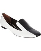 Rochas Striped Smoking Slipper - Lyst
