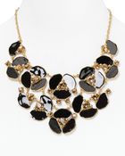 Kate Spade Disco Pansy Bib Necklace 18 - Lyst