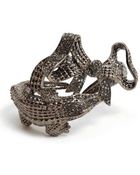 Viktor & Rolf Crystal Alligator Bow Cuff - Lyst