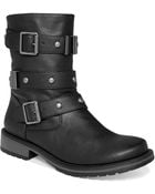 Material Girl Bedford Buckle Moto Booties - Lyst