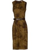 Michael Kors Kneelength Dress - Lyst