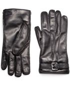 Prada Nappa Leather Gloves with Buckle - Lyst