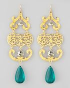 Devon Leigh Quartz Jasper Chandelier Earrings - Lyst