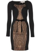 Emilio Pucci Lace Overlaid Dress - Lyst