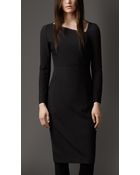 Burberry Structured Asymmetric Dress - Lyst