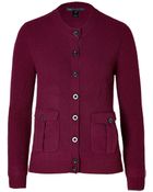 Marc By Marc Jacobs Cardigan in Madder Carmine - Lyst