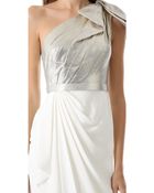 Notte By Marchesa One Shoulder Gown - Lyst