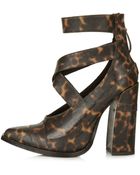 Topshop Strappy Court Shoes - Lyst