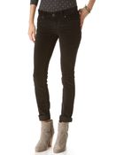 Free People Skinny Corduroy Pants - Lyst