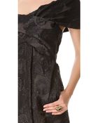Wes Gordon Turban Empire Dress - Lyst