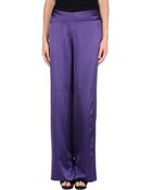 Alberta Ferretti Casual Trouser - Lyst
